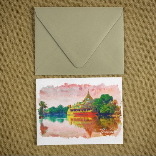 Tropische Thailand Beach Paradise Travel Briefkaart