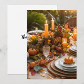 Tropische Thanksgiving Groet Kaart (Voorkant / Achterkant)