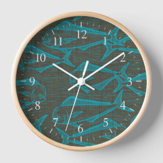 Tropische thema wandklok