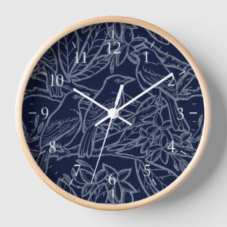 Tropische thema wandklok