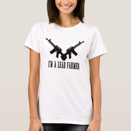 Tropische Thunder "Ik ben een leidende boer" T-shirt (Voorkant)