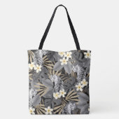 Tropische Tiger Hawaiian Palm Oerwoud Beach tas (Achterkant)