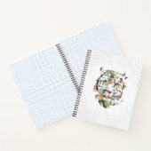 TROPISCHE TIJGER Grafiekpapier Spiraal Notebook Notitieboek (Binnen)