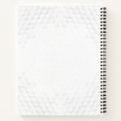 TROPISCHE TIJGER Grafiekpapier Spiraal Notebook Notitieboek (Achterkant)