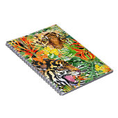 Tropische Tijger Waterverf Oerwoud Notitieboek (Rechterzijde)