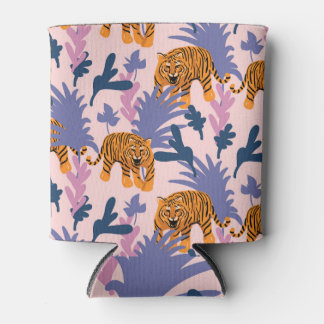 Tropische Tijgers Oerwoud Patroon Blikjeskoeler
