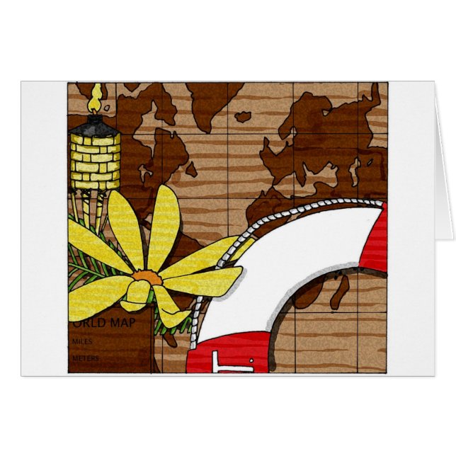 TROPISCHE TIKI (Voorkant Horizontaal)