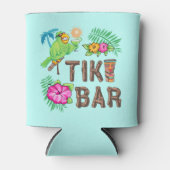 TROPISCHE TIKI BAR BLIKJESKOELER (Voorkant)