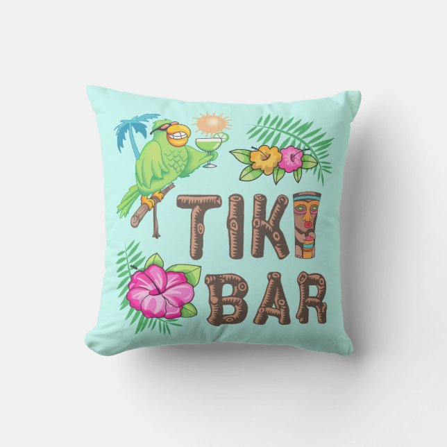 TROPISCHE TIKI BAR BUITENKUSSEN (Voorkant)