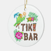 TROPISCHE TIKI BAR KERAMISCH ORNAMENT (Links)
