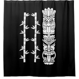 Tropische Tiki God Douchegordijn