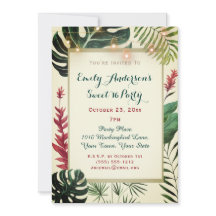 Tropische Tiki met Lights Sweet 16 Verjaardag