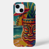 Tropische Tiki Paraplu Drink Luau Party Case-Mate iPhone Case (Achterkant)