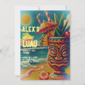  Tropische Tiki Paraplu Drink Luau Party Kaart (Voorkant)