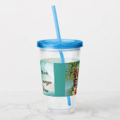Tropische Tiki Party Acryl Drinkbeker (Links)