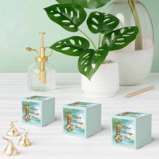 Tropische Tiki Party Bedankdoosjes (Meervoudige)