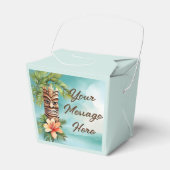 Tropische Tiki Party Bedankdoosjes (Voorkant Zijde)