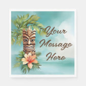 Tropische Tiki Party Servet (Voorkant)