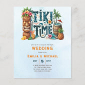 Tropische Tiki Party Wedding Luau Vrijgezellenfees (Voorkant)