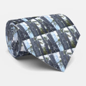 Tropische tiki standes necktie stropdas (Opgerold)