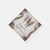  Tropische Tiki Vogelpartij Servet (Hoek)