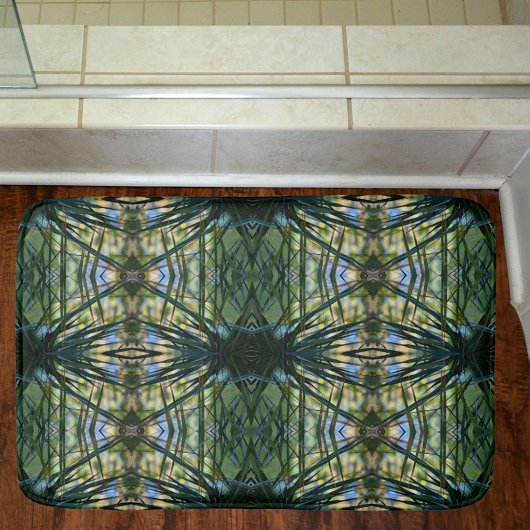 Tropische tinten Abstract groen Badmat