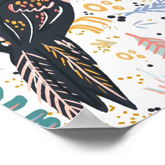 Tropische Toekan Poster (Hoek)