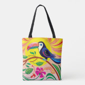 Tropische Toekan Tote Bag (Achterkant)