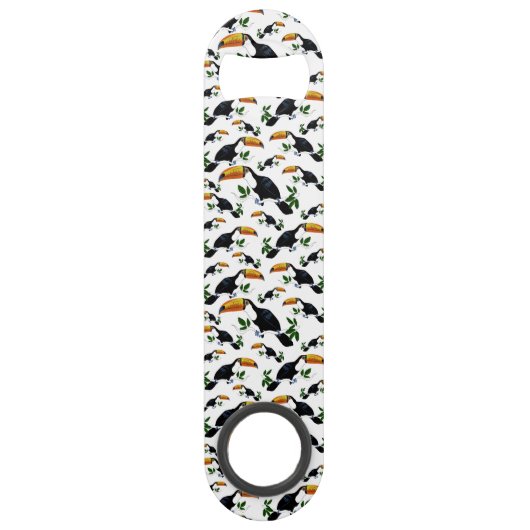 Tropische Toekans - Speelse Jungle Speed Flessenopener (Voorkant)