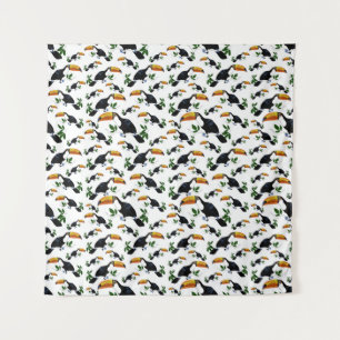 Tropische Toekans - Speelse Jungle Wandkleed