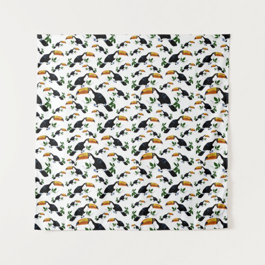 Tropische Toekans - Speelse Jungle Wandkleed (Voorkant)