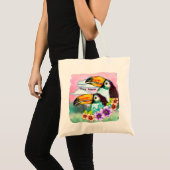 Tropische Toekans Tote Bag (Voorkant (product))
