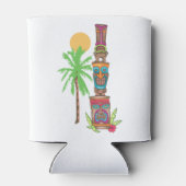 Tropische totemScene Blikjeskoeler (Achterkant)