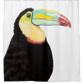 Tropische Toucan Bird Douchegordijn (Voorkant)
