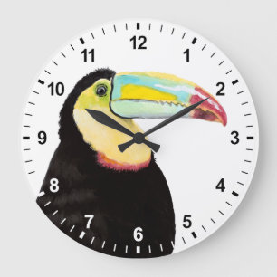 Tropische Toucan Bird Grote Klok