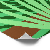 Tropische toucan Bird Illustratie Poster (Hoek)