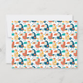 Tropische Toucan Bird Personalized Baby and Kinder Notitiekaartje (Achterkant)