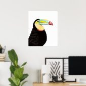 Tropische Toucan Bird Poster (Thuiskantoor)