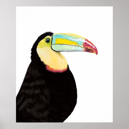 Tropische Toucan Bird Poster (Voorkant)