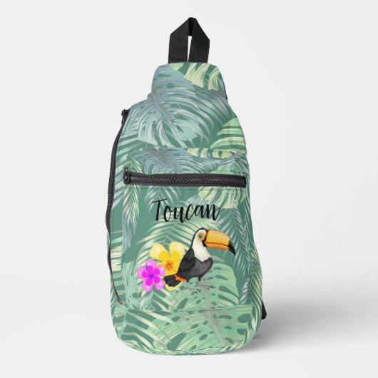Tropische Toucan Design Sling Bag (Voorkant)