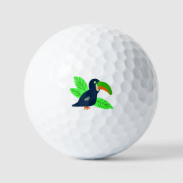 Tropische Toucan en bladeren Golfballen