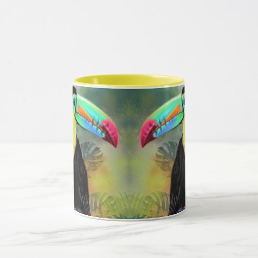 Tropische Toucan koffie Mok (Midden)