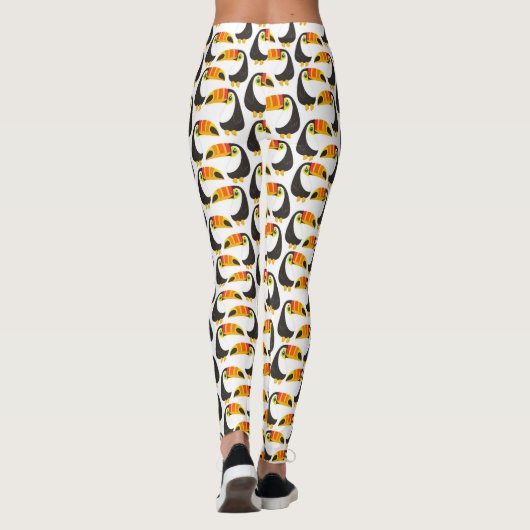 Tropische toucan leggings (Achterkant)
