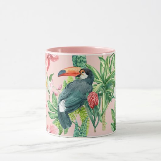 Tropische toucan mok (Midden)