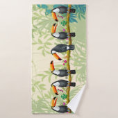 Tropische Toucan Oerwoud Bath Towel Badhanddoek (Badhanddoek)