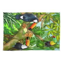 Tropische Toucan Oerwoud Kitchen Tea Towel