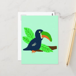Tropische Toucan op tak Briefkaart