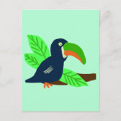 Tropische Toucan op tak Briefkaart (Voorkant)