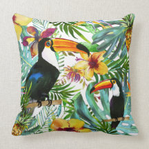 Tropische Toucan Paradise Palm Pineapple Modern