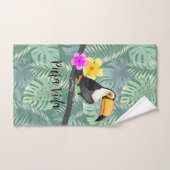Tropische Toucan Pura Vida design handdoek set (Handdoek)